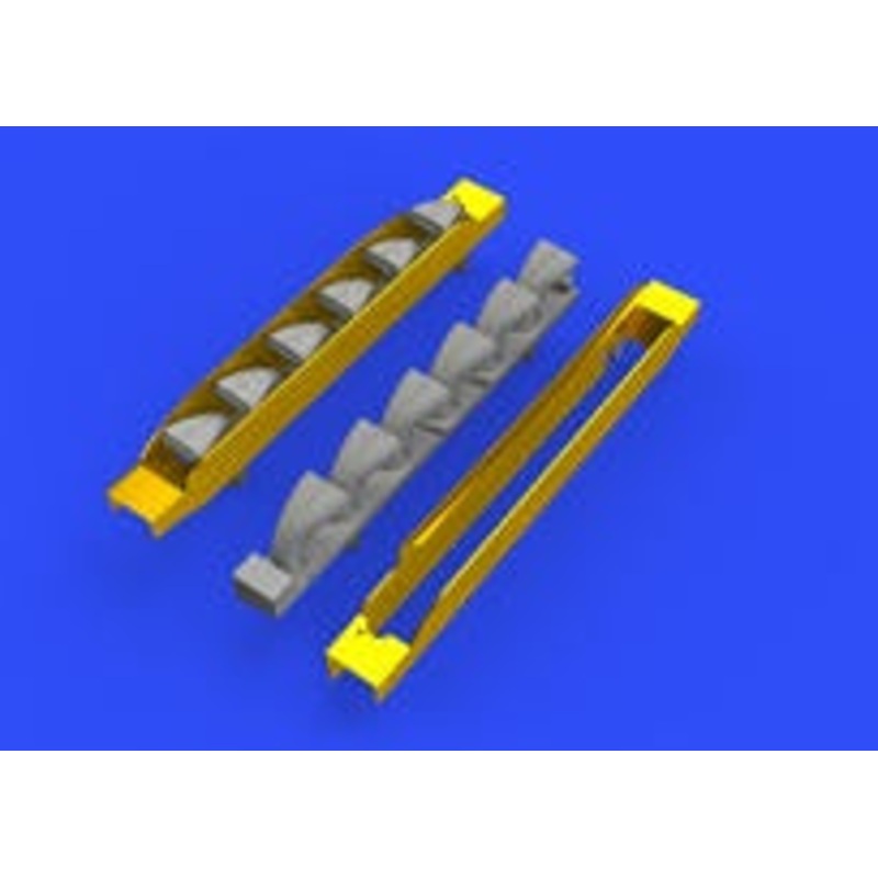 Eduard - 1/48 Bf 109G-6 Exhaust Stacks  Brassin set (for Tamiya) 648402
