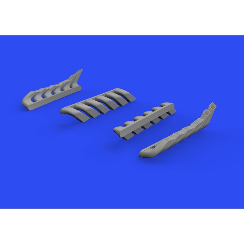Eduard - 1/48 Bf 110C/D/E Exhaust Stacks Brassin set (for Eduard) 648607