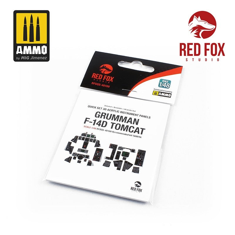 Red Fox Studio 48100 - 1/48 Grumman F-14D Tomcat (for Tamiya kit)