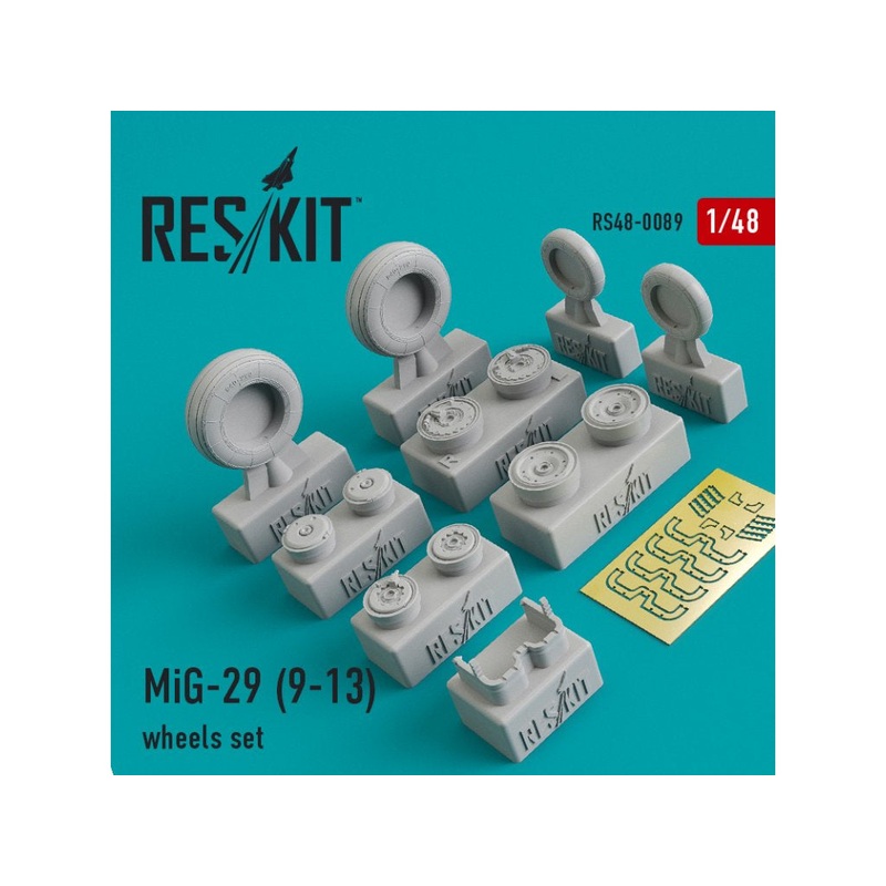 Reskit - 1/48 MiG-29 (9-13) Wheels Set (RS48-0089)