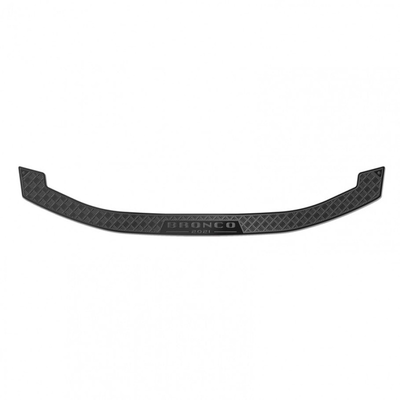 GRC - Stainless Steel Front Bumper Plate Black for Traxxas 1/18 TRX-4M Ford Bronco