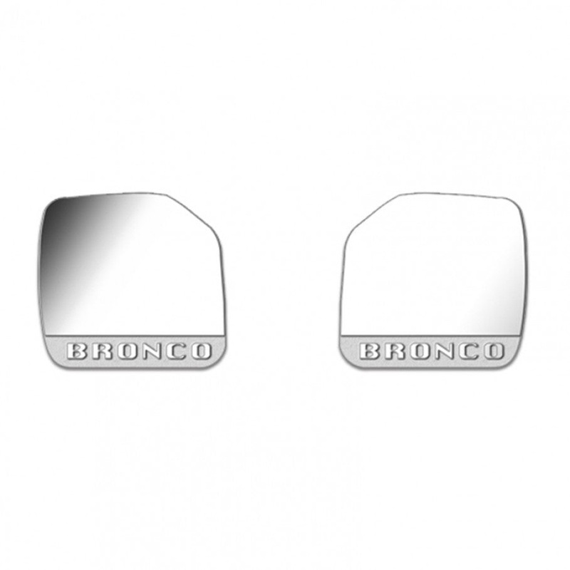 GRC - Stainless Steel Mirror Plate for Traxxas 1/18 TRX-4M Ford Bronco