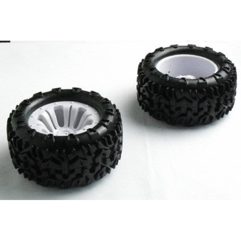 River Hobby - RH10138 Tyre & Wheel Set for Truck (2)