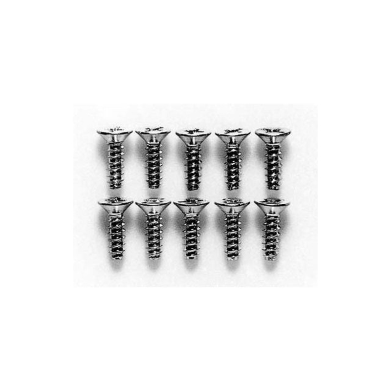 Tamiya - 3x10mm C/Sunk Tapping Screw 10