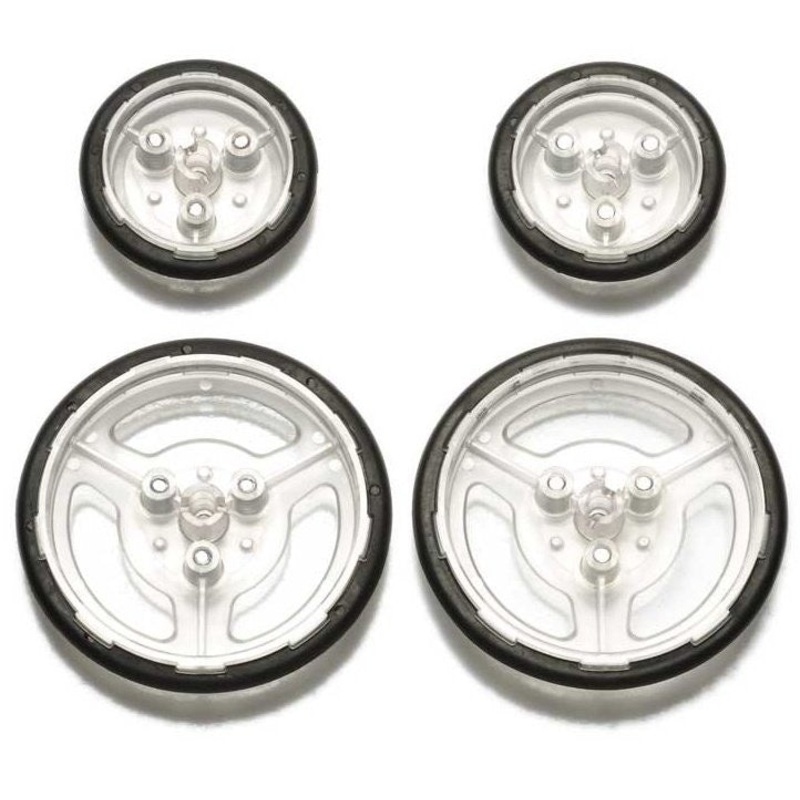 Tamiya - Slim Tire Set 36/55mm (Clear Wheel)