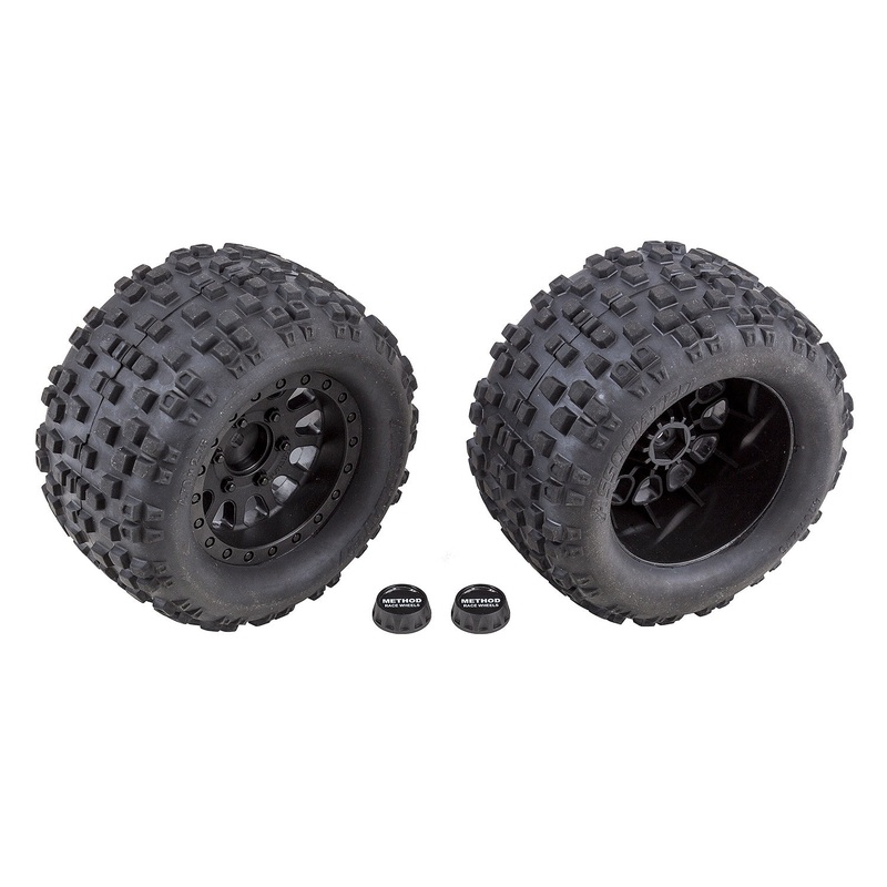 Team Associated - Rival MT10 Off-Road Tires & Method Wheels (Mounted) (2pcs)