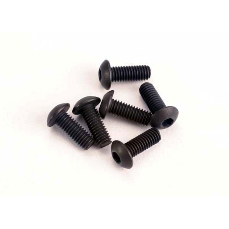 Traxxas - 2576 - Screws 3x8mm Button-Head Machine Screw (Most Cars)