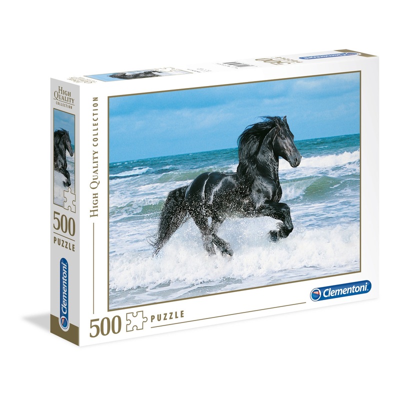 Clementoni - Black Horse (500pcs)