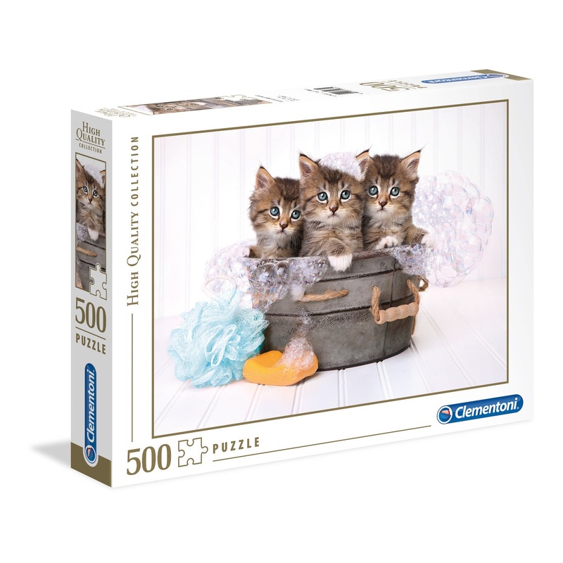 Clementoni - Kittens & Soap (500pcs)