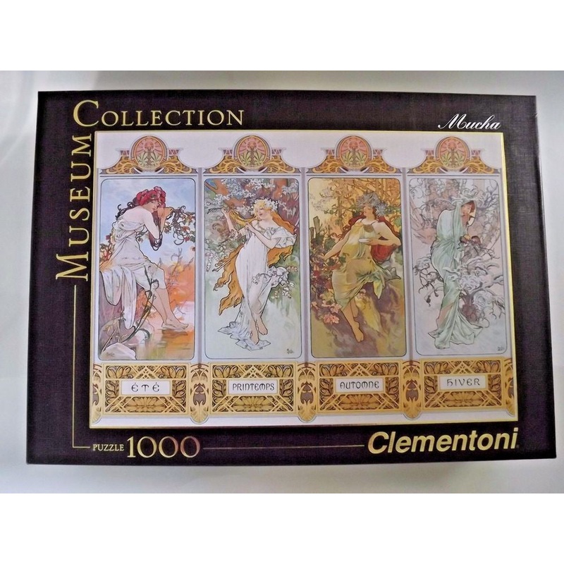 Clementoni - Mucha - The 4 Seasons (1000pcs)