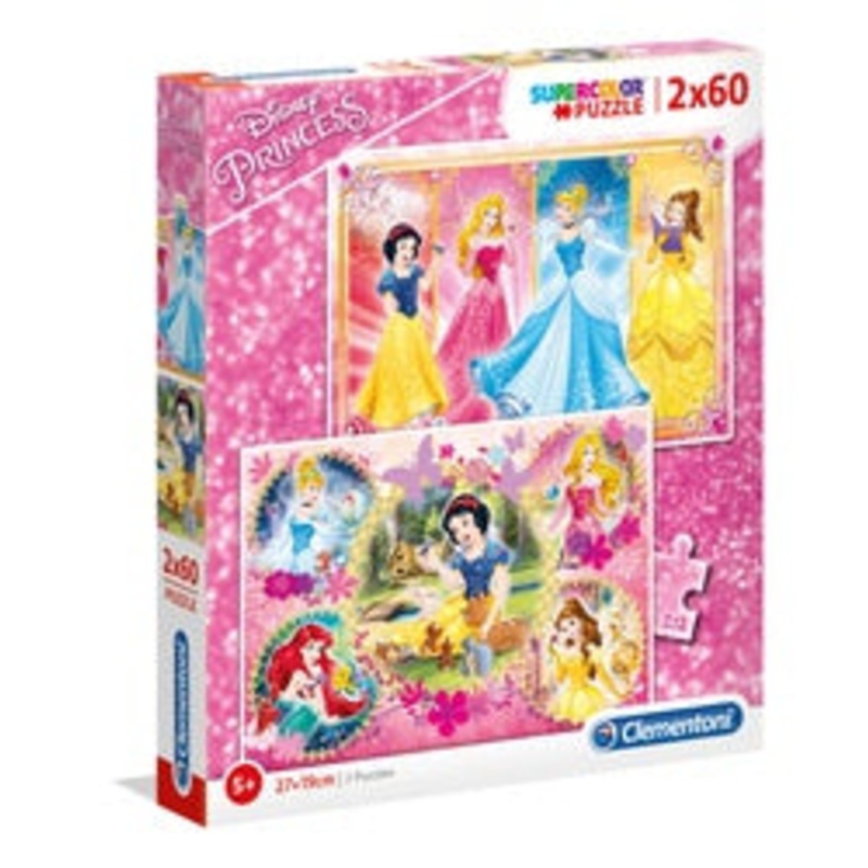 Clementoni - Princess (2x60pcs)