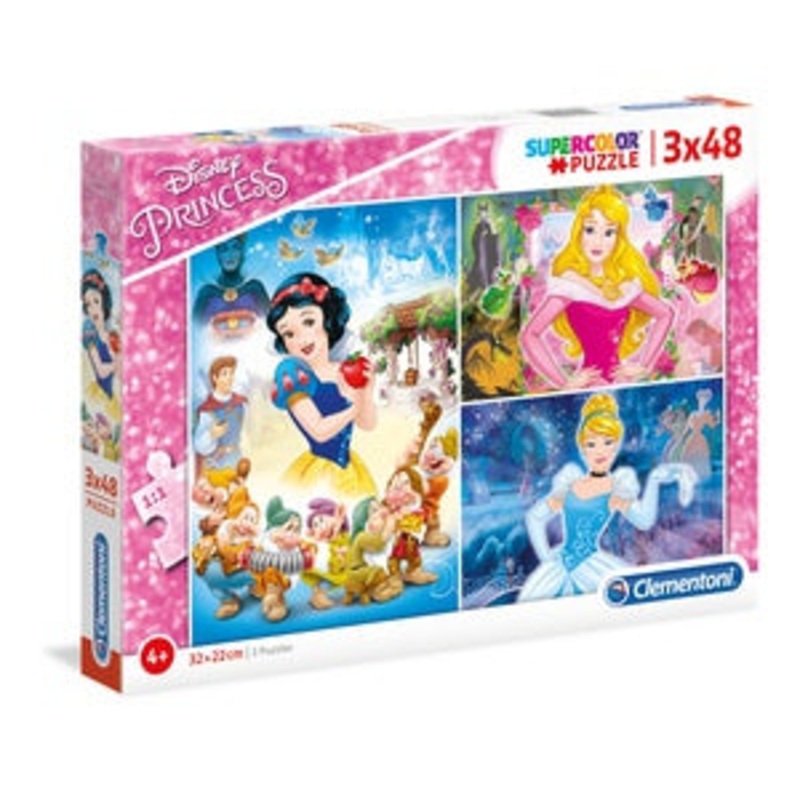 Clementoni - Princess (3x48pcs)