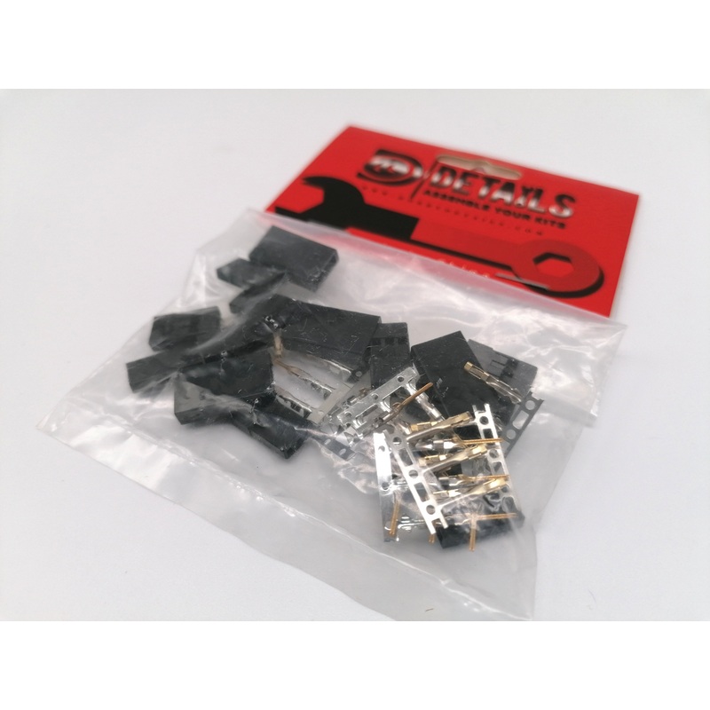 Details - JR Plug Male & Female (5 per bag)
