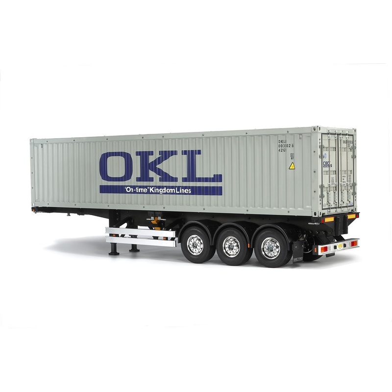 Tamiya - R/C 40-Foot Container 3-Axle Semi-Trailer