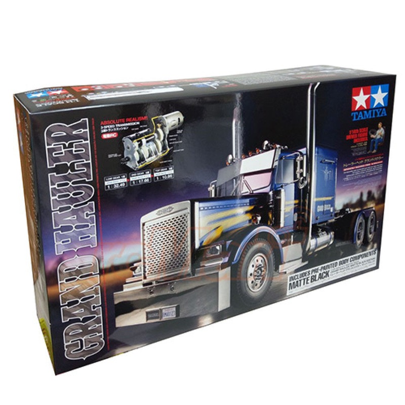 Tamiya - R/C Grand Hauler (Matt Black)