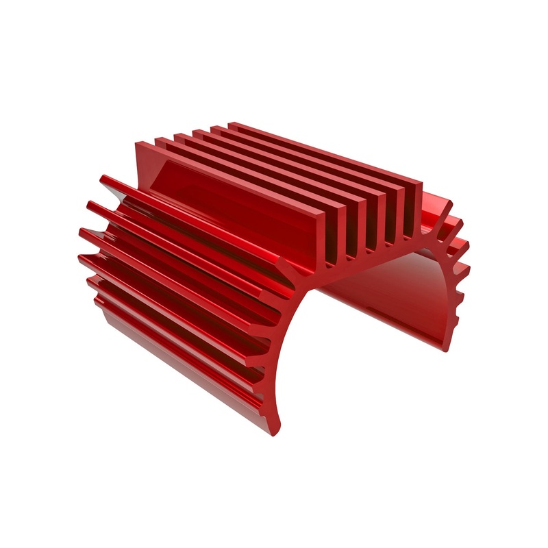 Traxxas - 9793 - REDHeat Sink Titan 87t Motor Red