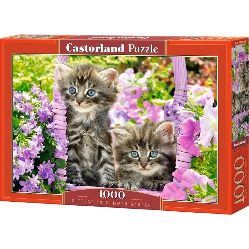 Castorland - Kittens in Summer Garden (1000pcs)