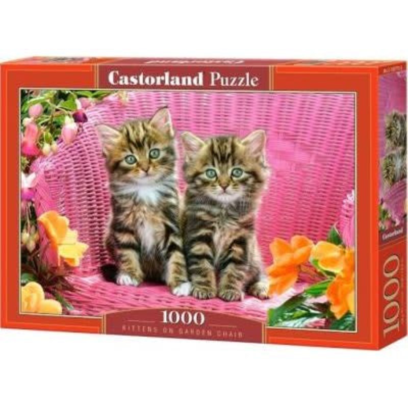 Castorland - Kittens on Garden Chair (1000pcs)