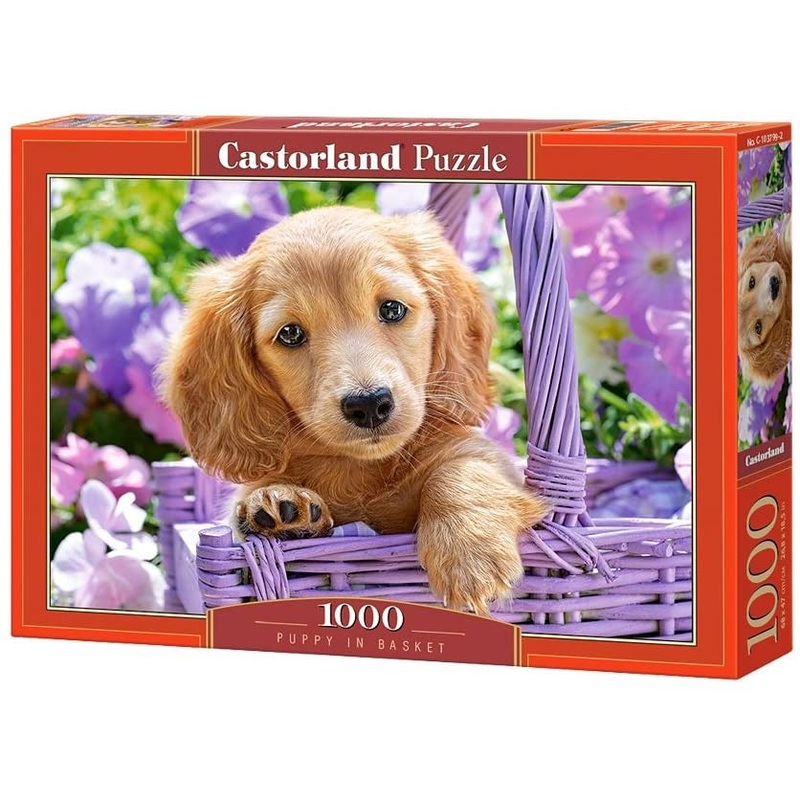 Castorland - Puppy in Basket (1000pcs)