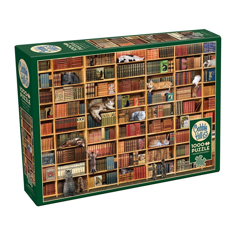 Cobble Hill - The Cat Library (1000pcs)