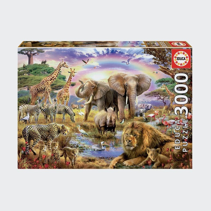 Educa - Watering Hole Under The Rainbow (3000pc)