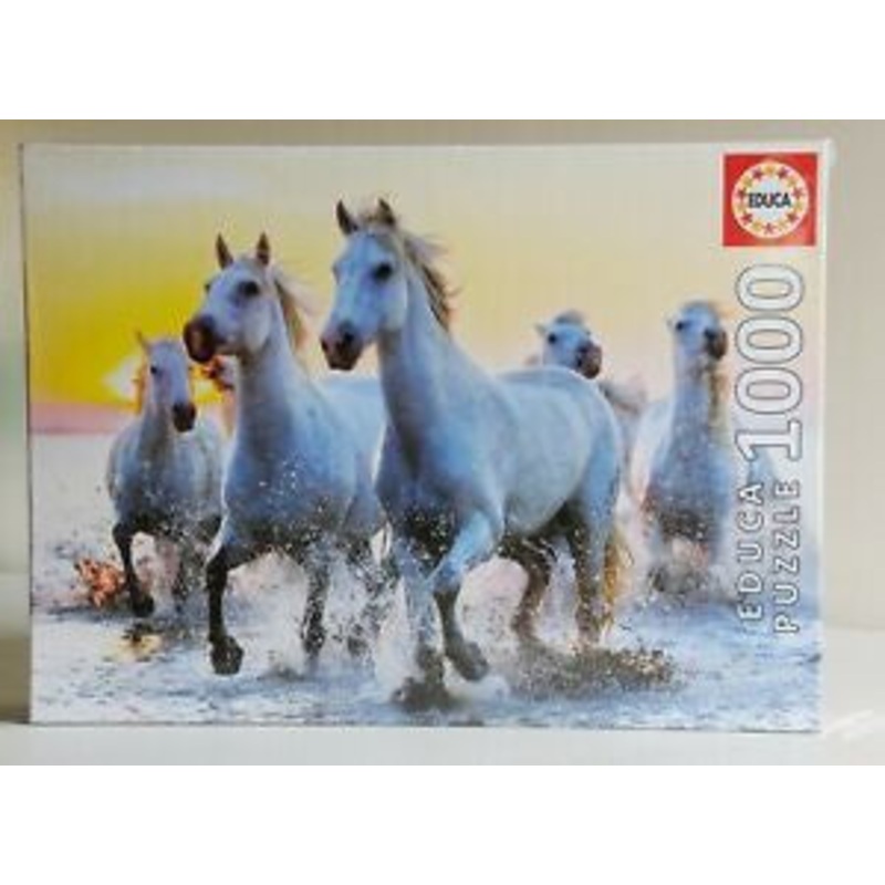 Educa - White Horses At Sunset (1000pc)