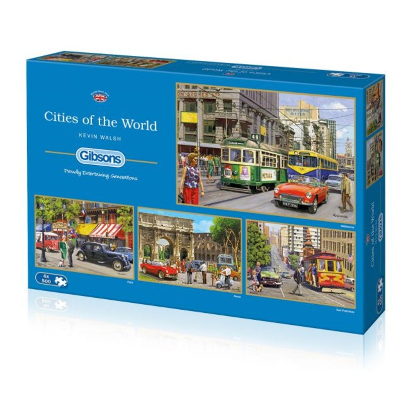 Gibsons - Cities Of The World (4 X 500pcs)