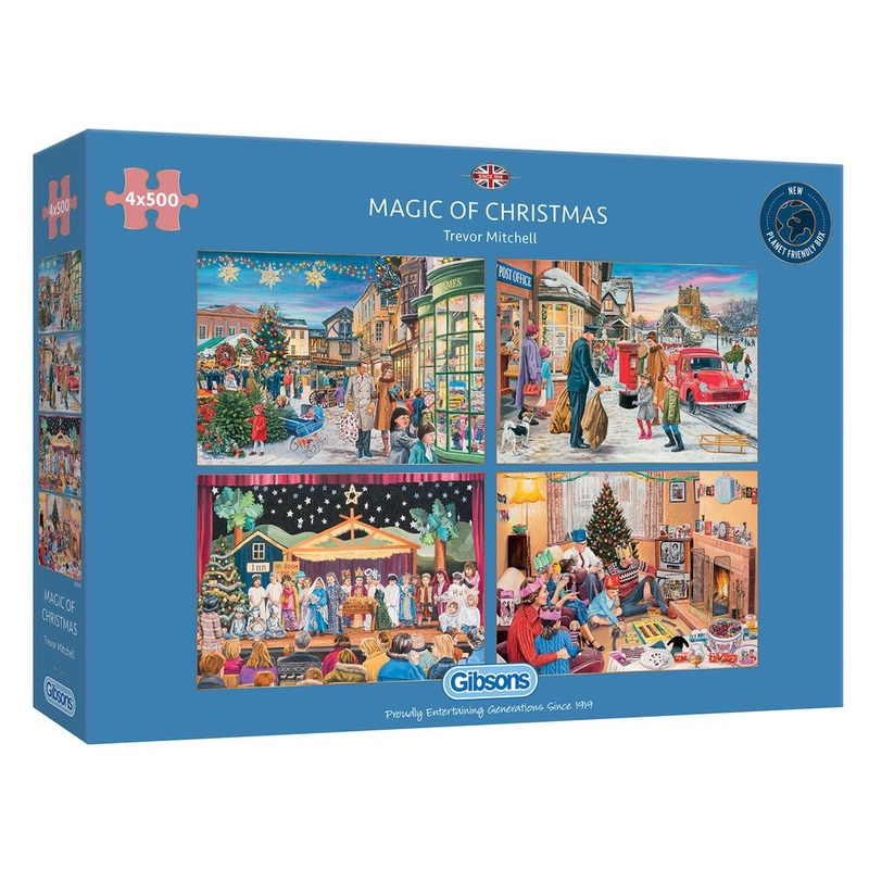 Gibsons - Magic of Christmas (4 X 500pcs)