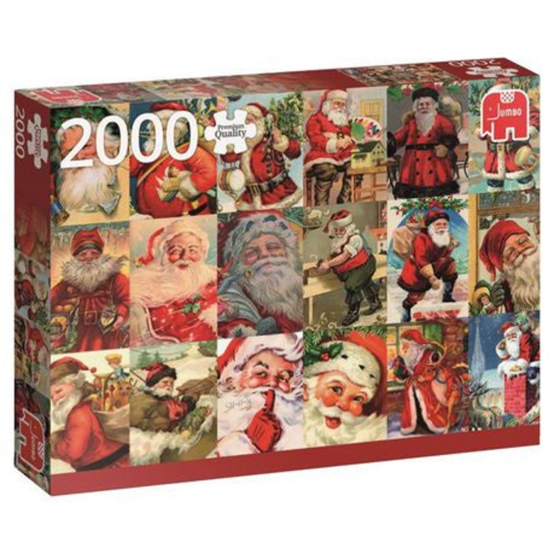 Jumbo - Vintage Santas (2000pcs)