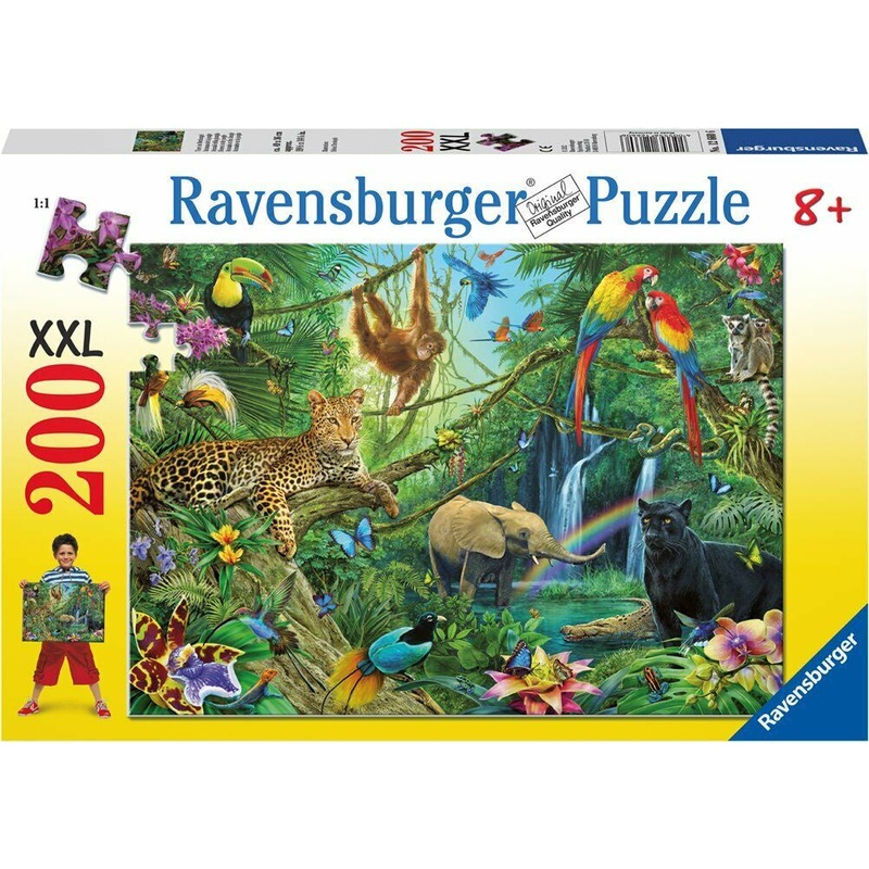 Ravensburger - Animals In The Jungle (200pcs) XXL Puzzle