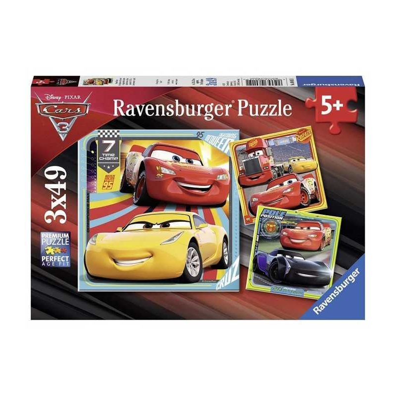 Ravensburger - Cars3 Legends Of The Track (3x49pcs)