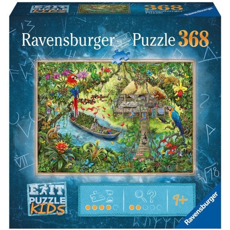 Ravensburger - Kids Escape Puzzle - Jungle Journey (368pcs)