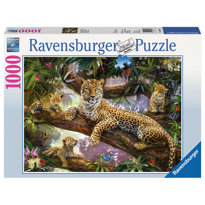 Ravensburger - Leopard Family (1000pcs)