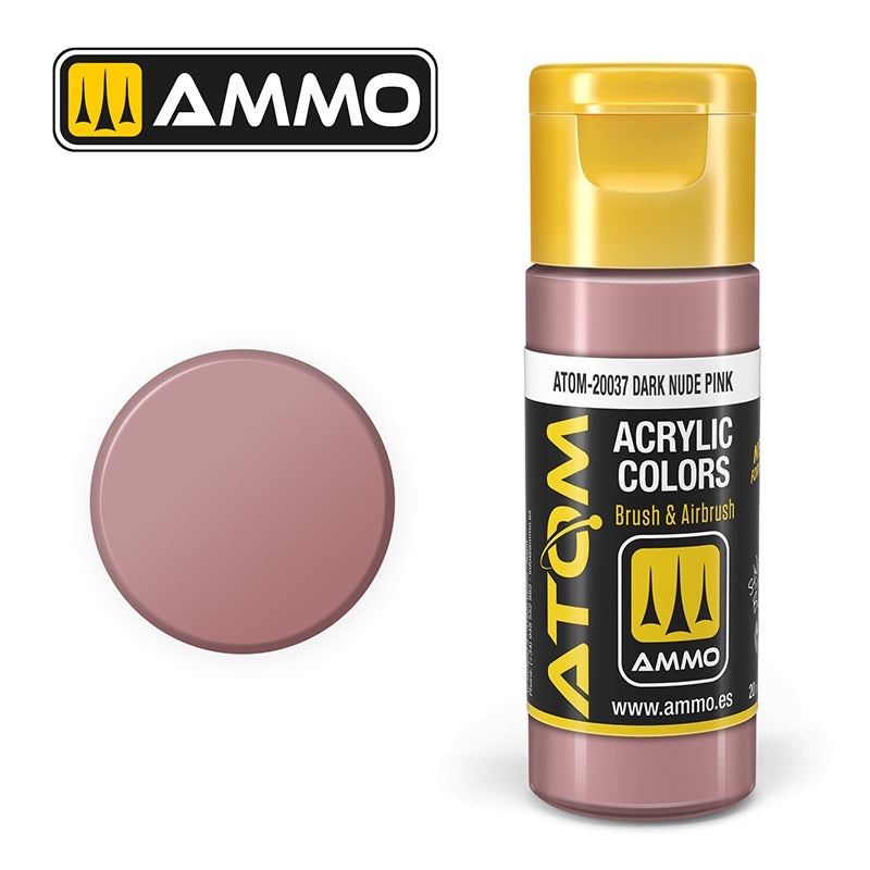ATOM - 20037  Dark Nude Pink (20ml)
