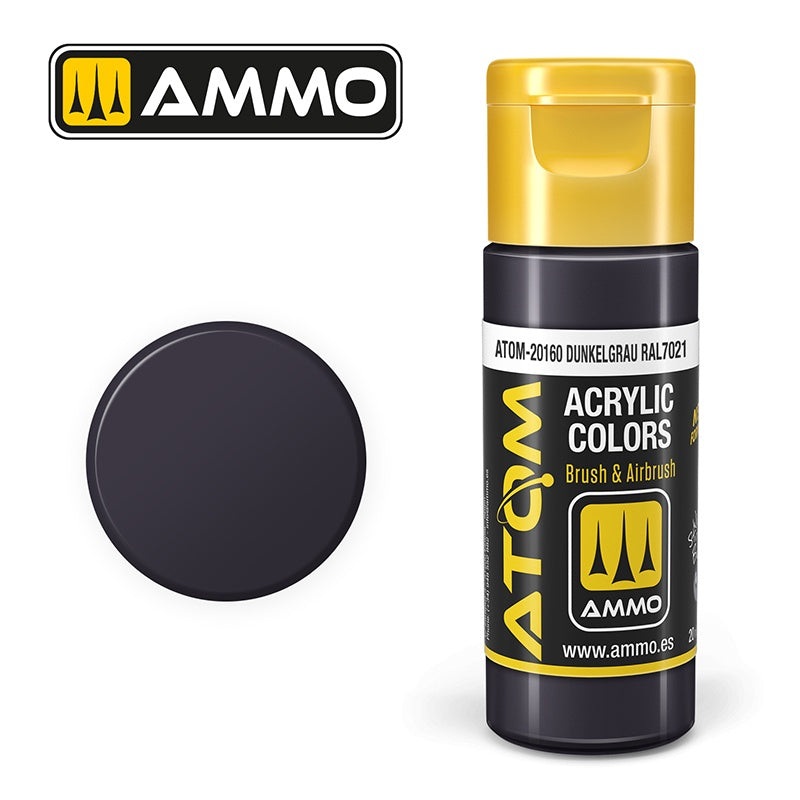 ATOM - 20160  Dunkelgrau RAL7021 (20ml)
