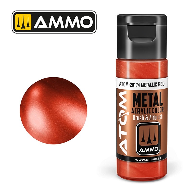 ATOM - 20174  Metallic Red (20ml)