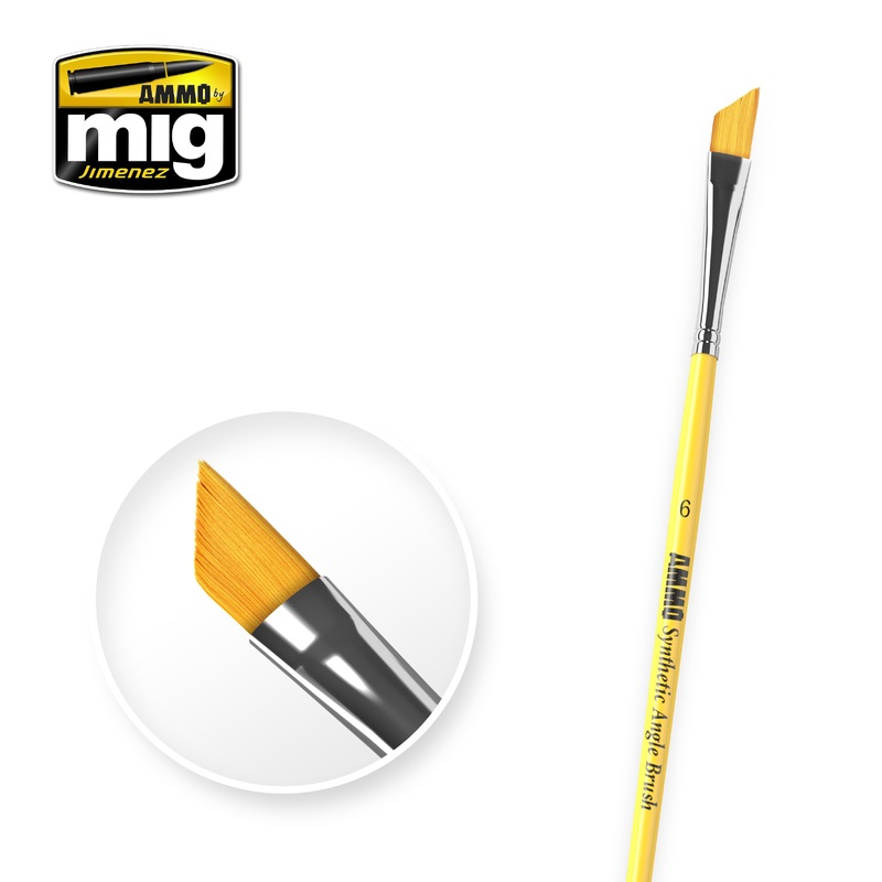 AMMO - #6 Synthetic Angle Brush