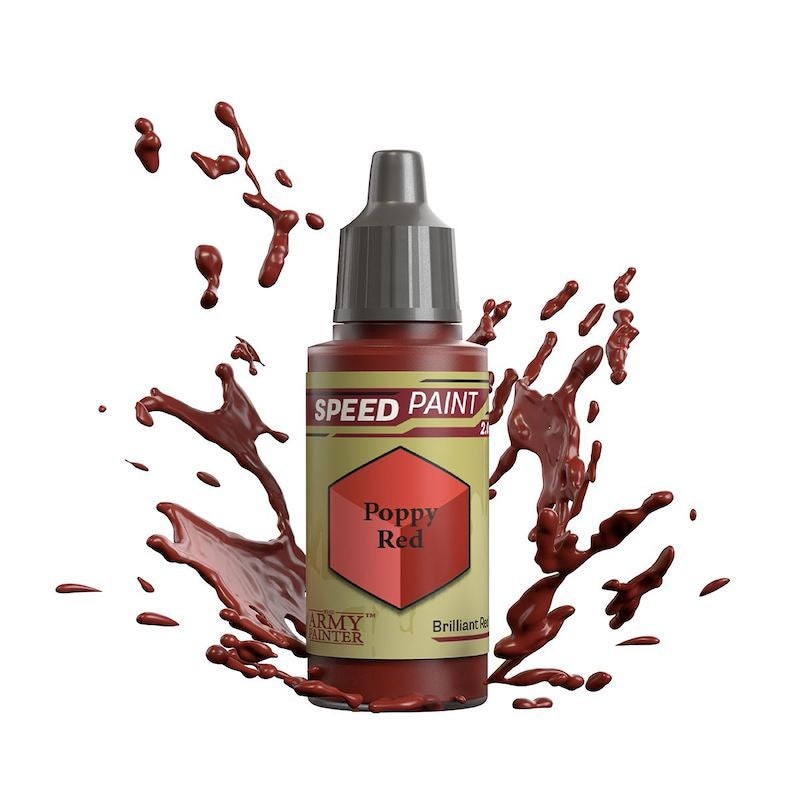 Army Painter - Speedpaint - Poppy Red  (WP2056) (18ml)