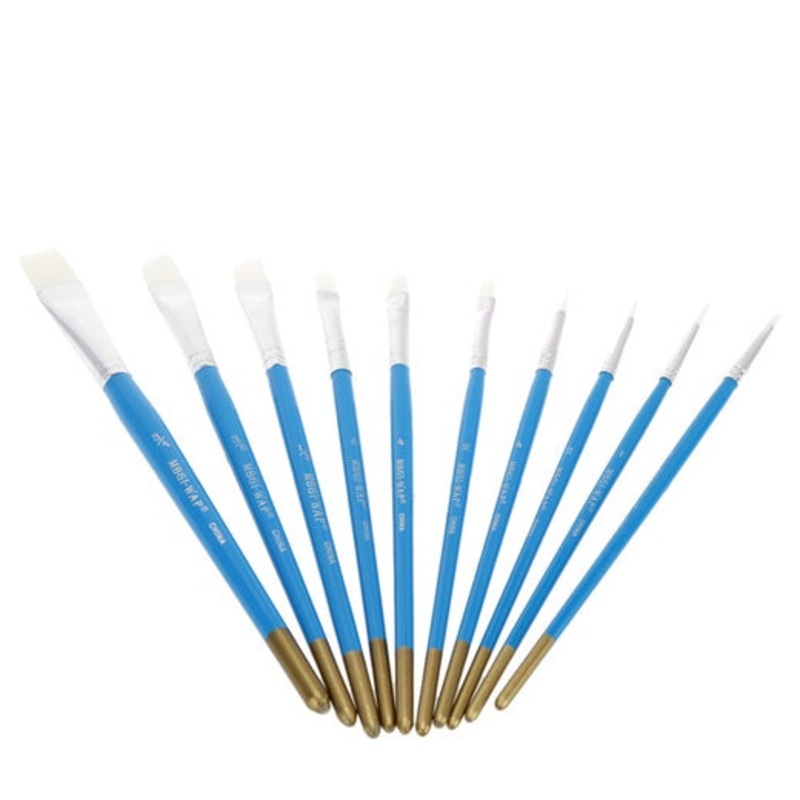 ArtBoard - Nylon Brush Set Round 3pcs (White)