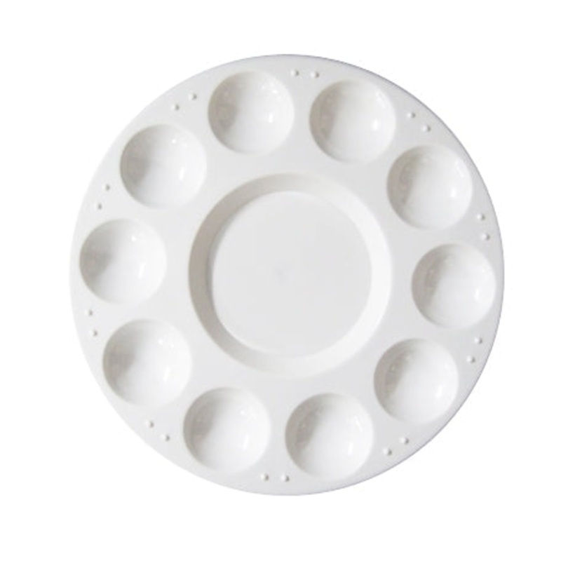 Plastic Paint Palette 10 Well - Round
