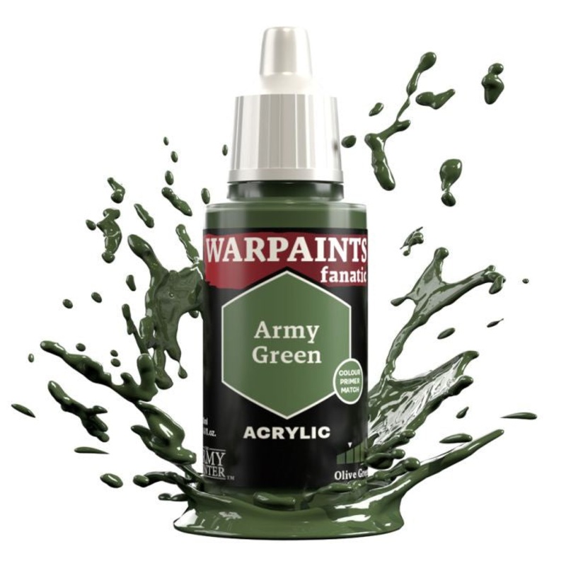 Warpaints Fanatic: Army Green  (WP3068) (18ml)