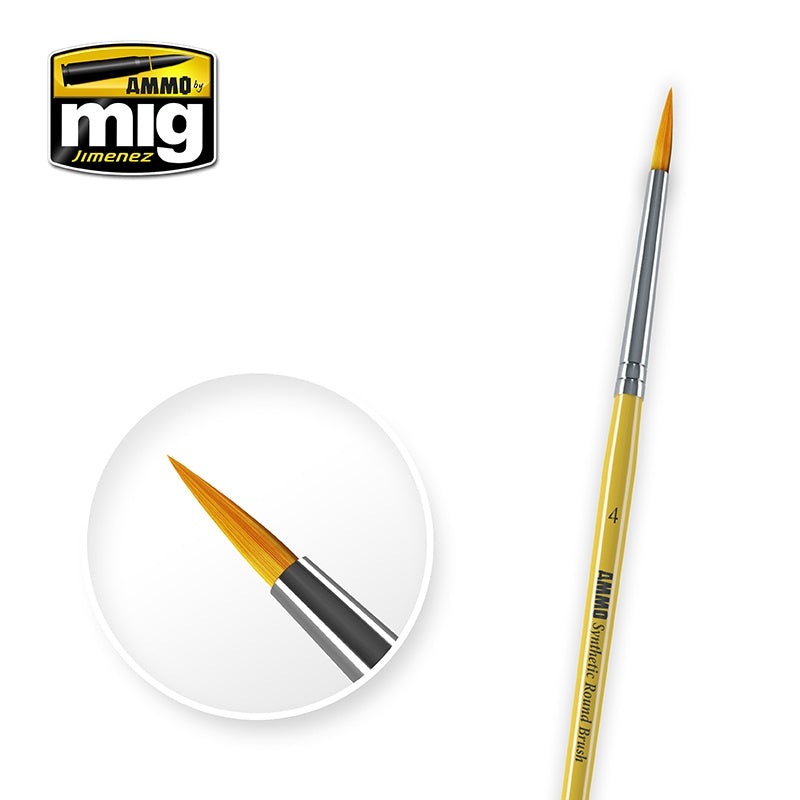 AMMO - #4 Synthetic Round Brush