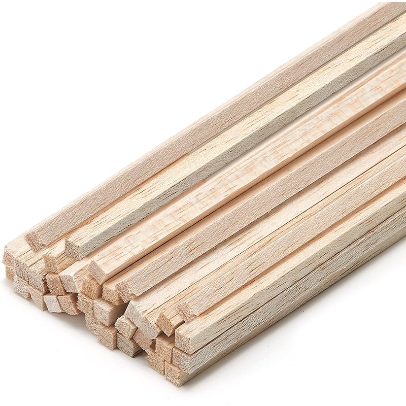 Balsa - Square 5.5mm x 5.5mm x 915mm (7/32) (Yellow)