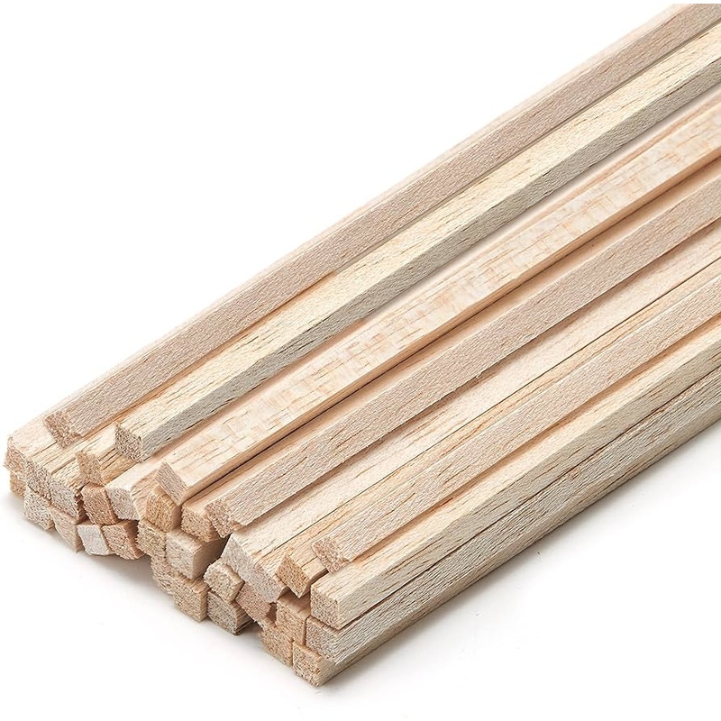 Balsa - Square 9.5mm x 9.5mm x 915mm (3/8")