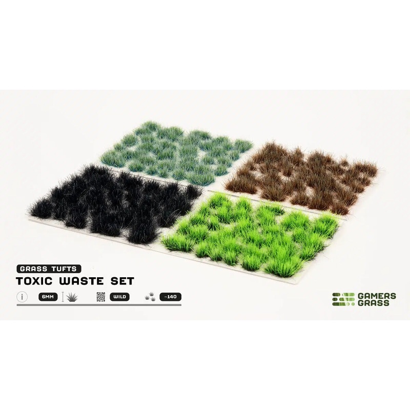 Gamers Grass - Tuft Set - Toxic Waste Set (Wild)