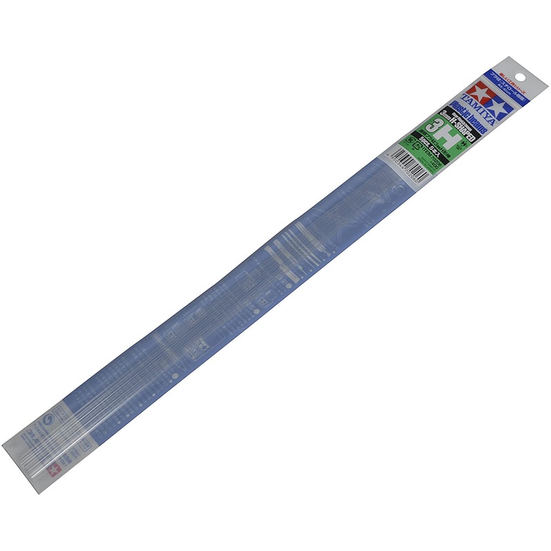 Tamiya - Clear Plastic Beams 3mm H-Shaped (5pcs)
