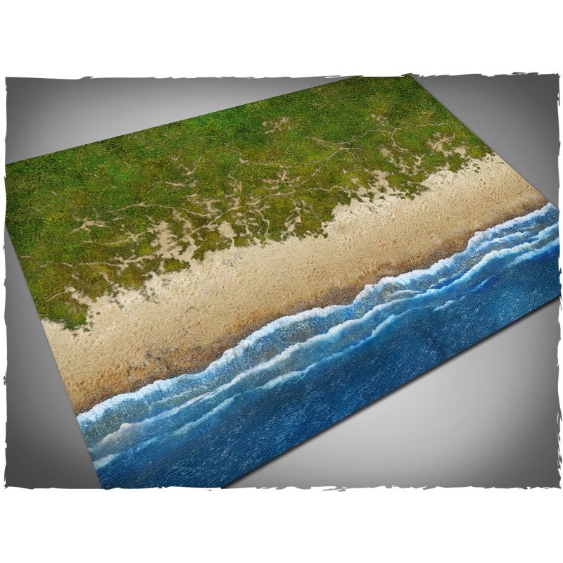 Deep-Cut Studio - Game Mat - Beach (Mousepad 4x4')