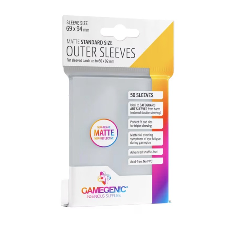 GameGenic - Matte Outer Sleeves: Standard (50)
