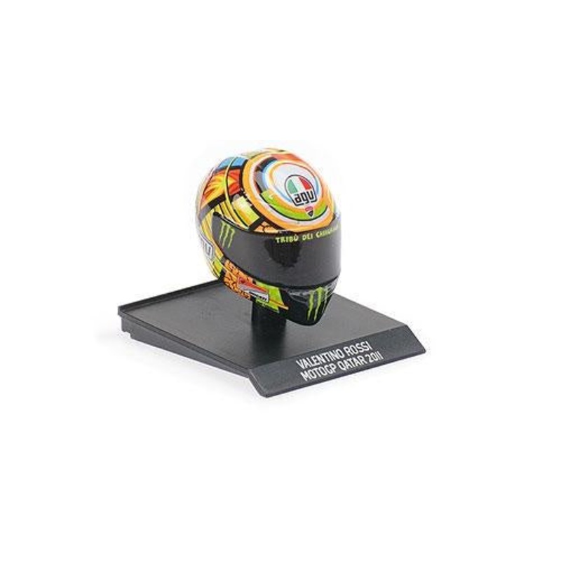 Minichamps - 1/10 AGV Helmet (V. Rossi) MotoGP Qatar 2011