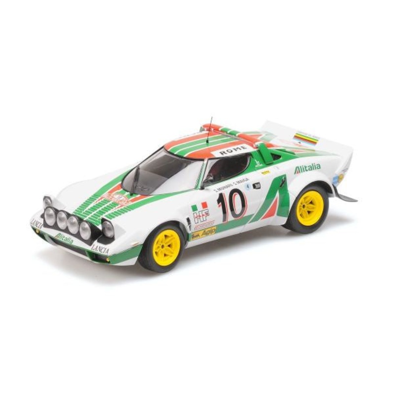 Minichamps - 1/18 Lancia Stratos (Munari/Maiga) Winners Rallye M/Carlo 1976